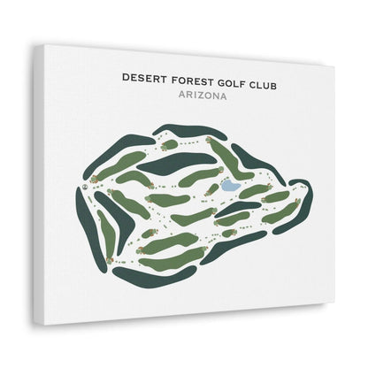 Desert Forest Golf Club, Arizona - Printed Golf Courses