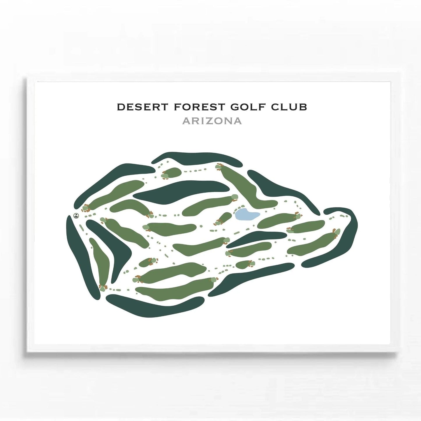 Desert Forest Golf Club, Arizona - Printed Golf Courses