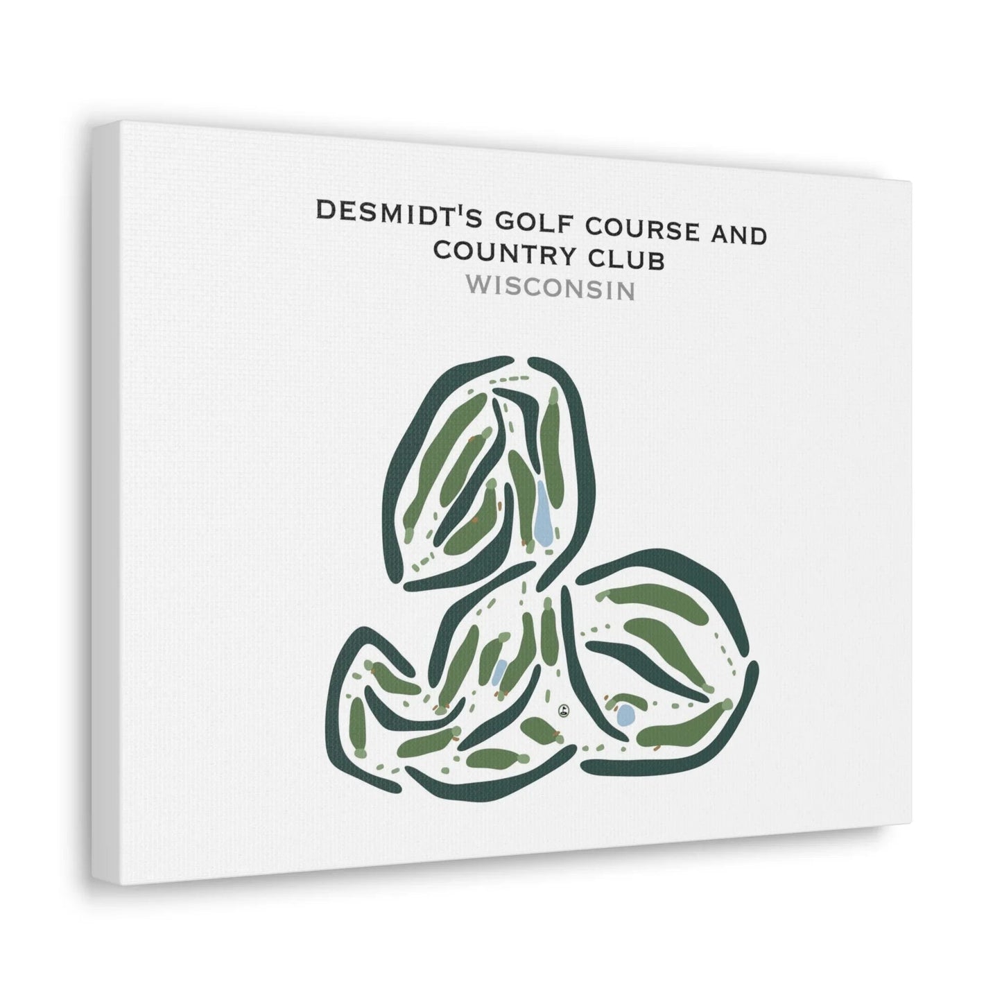 Desmidt's Golf Course & Country Club, Wisconsin - Printed Golf Courses