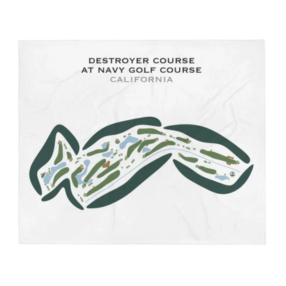 Destroyer Course at Navy Golf Course, California - Printed Golf Courses