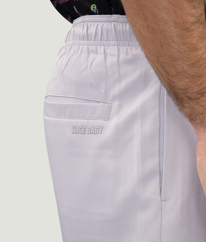 Slice & Chill Casual Sports Shorts Lilac