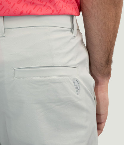 Short Game Classic Golf Shorts Light Gray