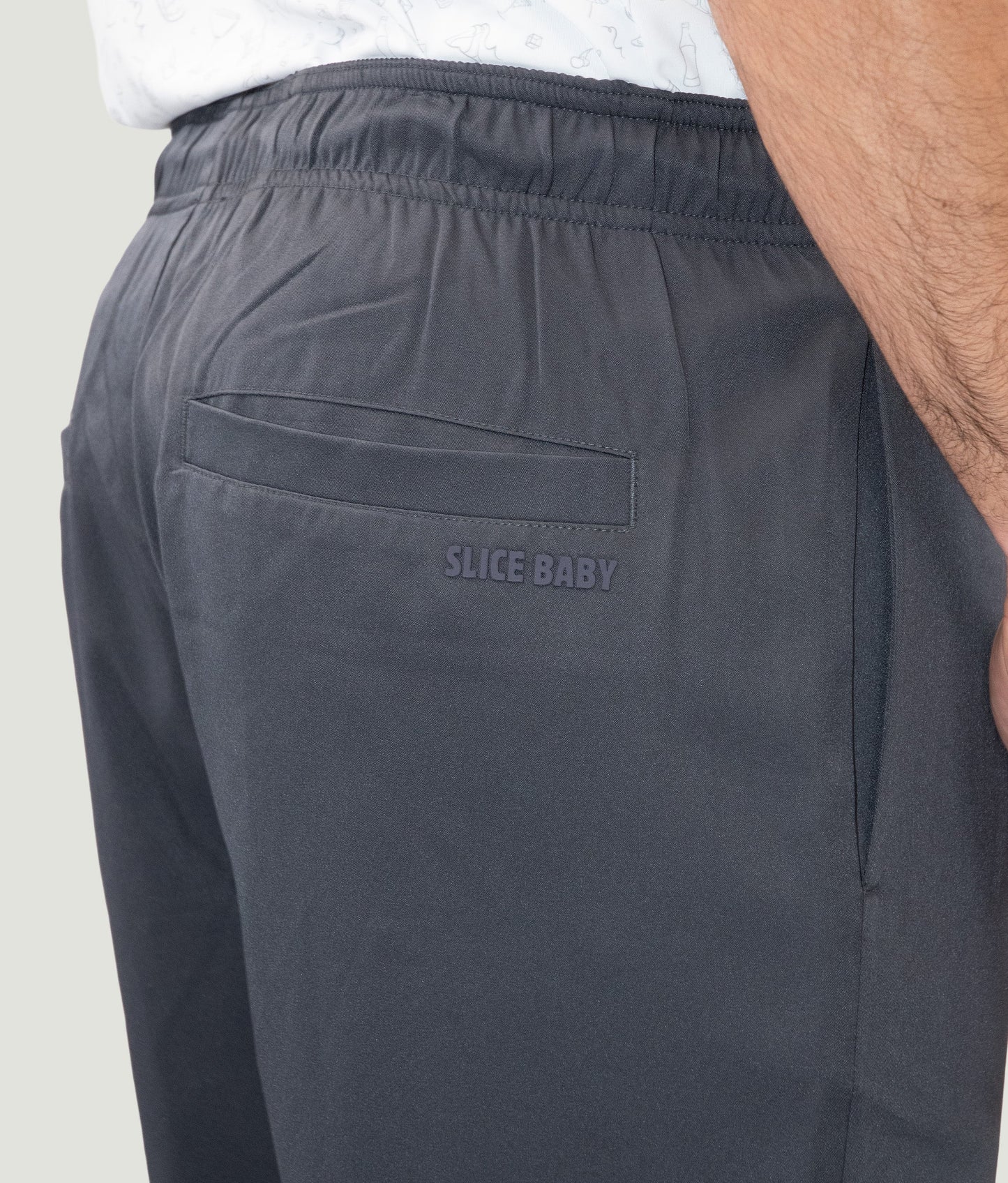 Slice & Chill Casual Sports Shorts Graphite Gray
