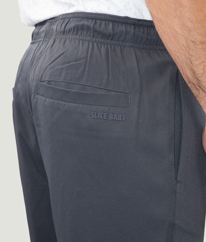 Slice & Chill Casual Sports Shorts Graphite Gray