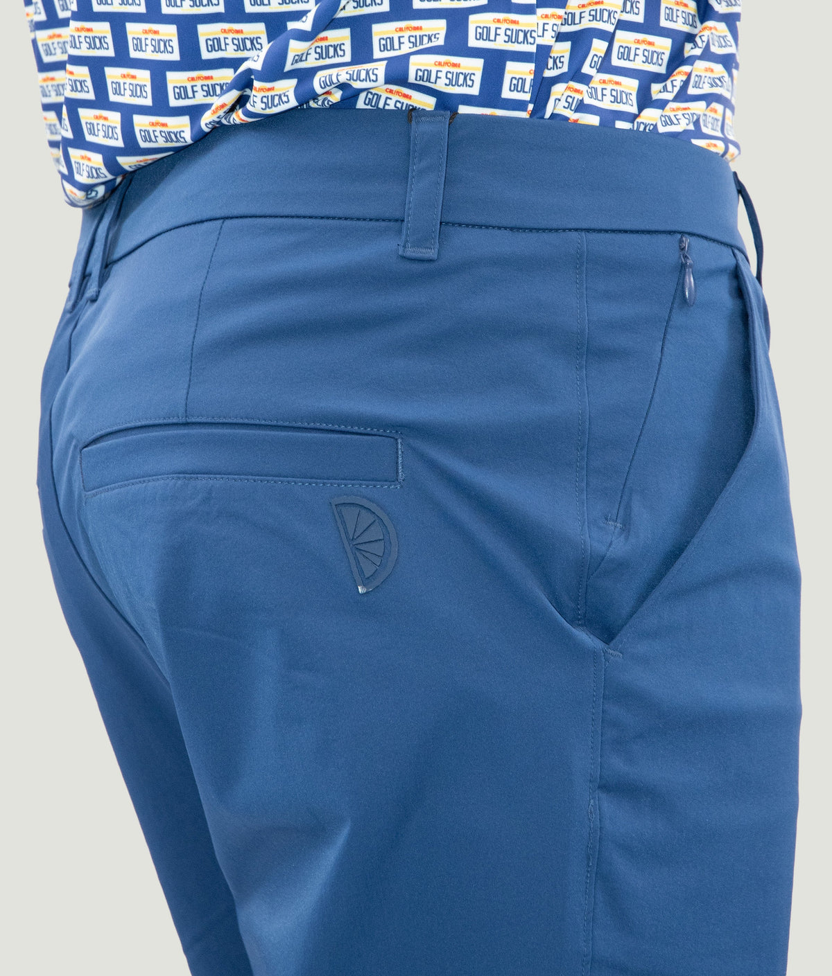 Short Game Classic Golf Shorts Retro Blue