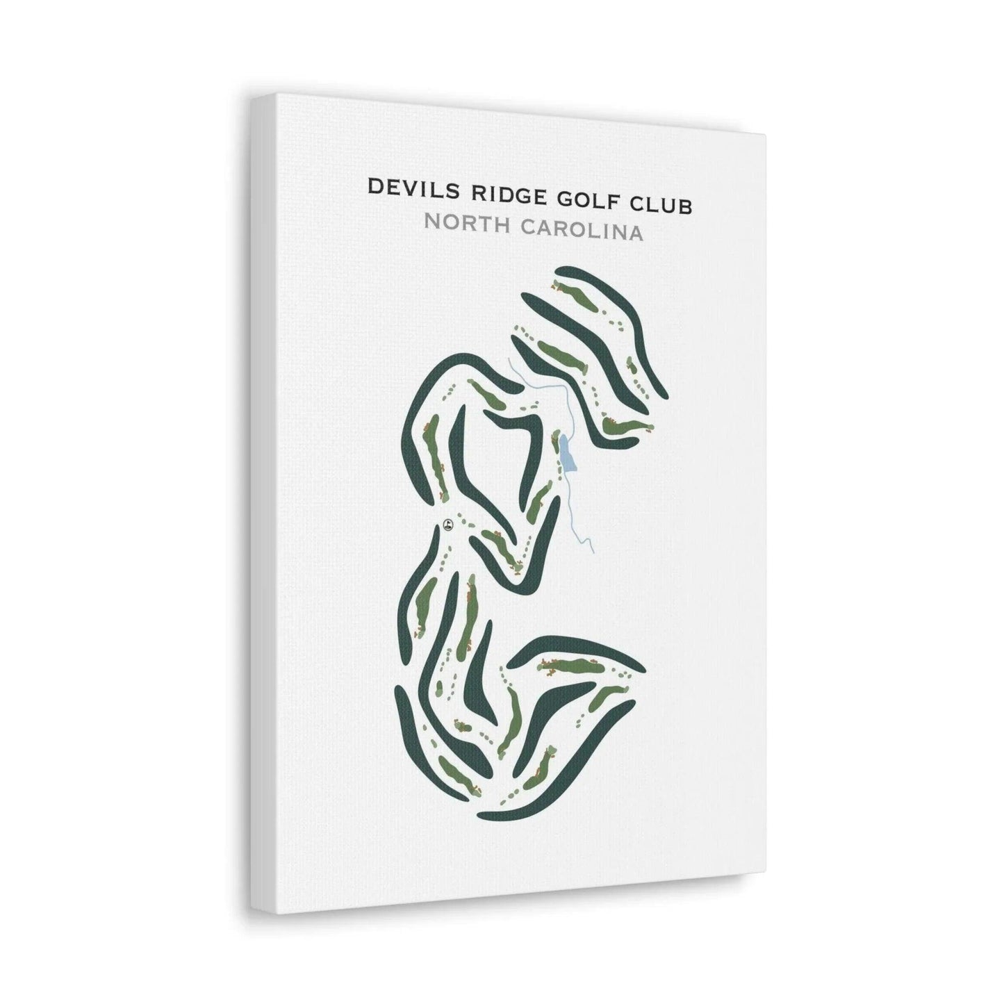 Devils Ridge Golf Club, North Carolina - Printed Golf Course