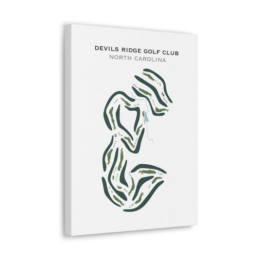 Devils Ridge Golf Club, North Carolina - Printed Golf Course