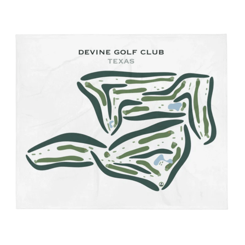 Devine Golf Course, Texas - Printed Golf Courses