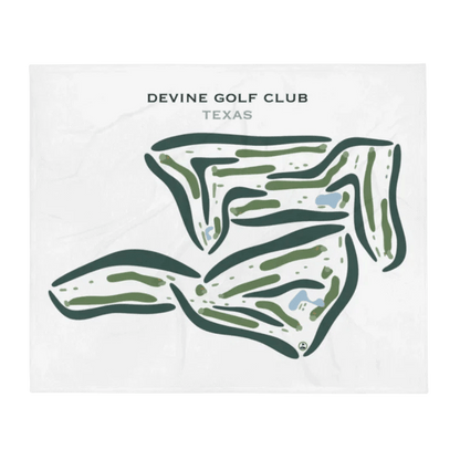 Devine Golf Course, Texas - Printed Golf Courses