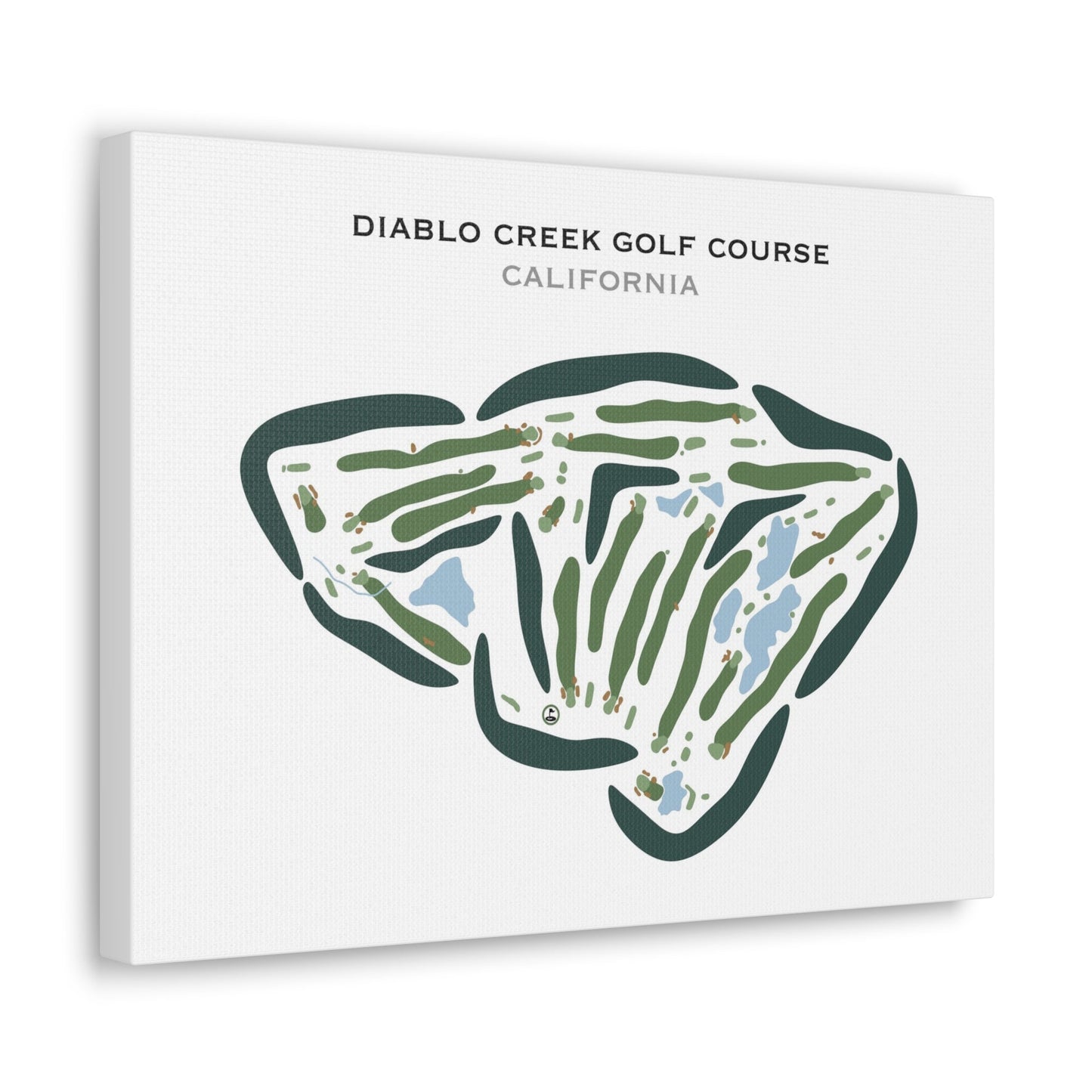 Diablo Creek Golf Course, California - Printed Golf Courses