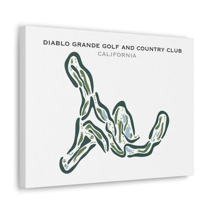 Diablo Grande Golf & Country Club, California - Printed Golf Courses