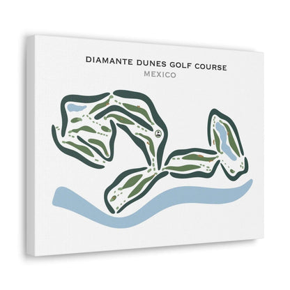 Diamante Dunes Golf Course, Mexico - Printed Golf Courses