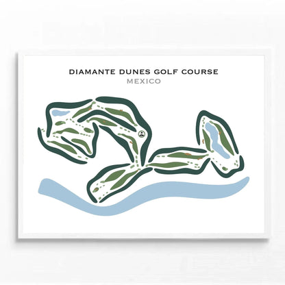 Diamante Dunes Golf Course, Mexico - Printed Golf Courses