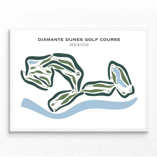 Diamante Dunes Golf Course, Mexico - Printed Golf Courses