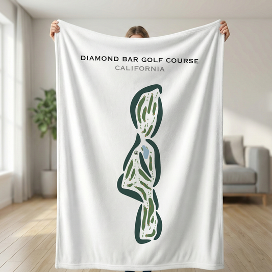Diamond Bar Golf Course, California - Printed Golf Courses