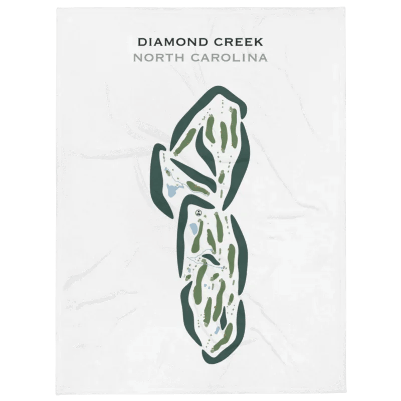 Diamond Creek, North Carolina - Printed Golf Courses