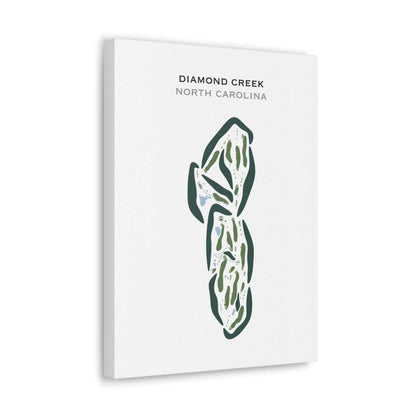 Diamond Creek, North Carolina - Printed Golf Courses