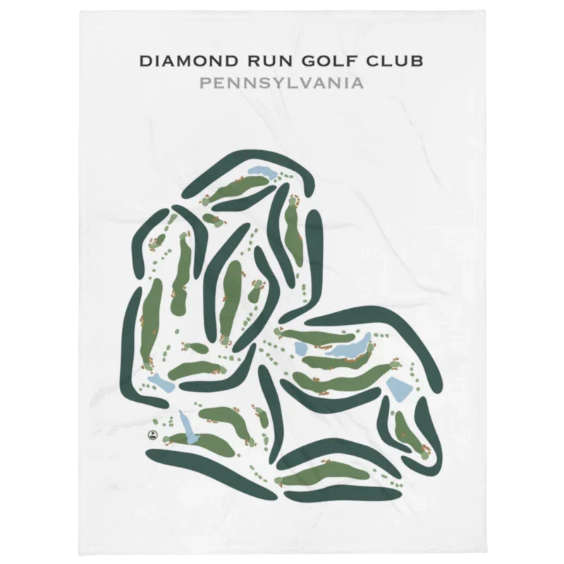 Diamond Run Golf Club, Pennsylvania - Printed Golf Courses