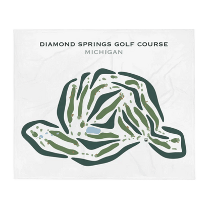 Diamond Springs Golf Course, Michigan - Printed Golf Courses