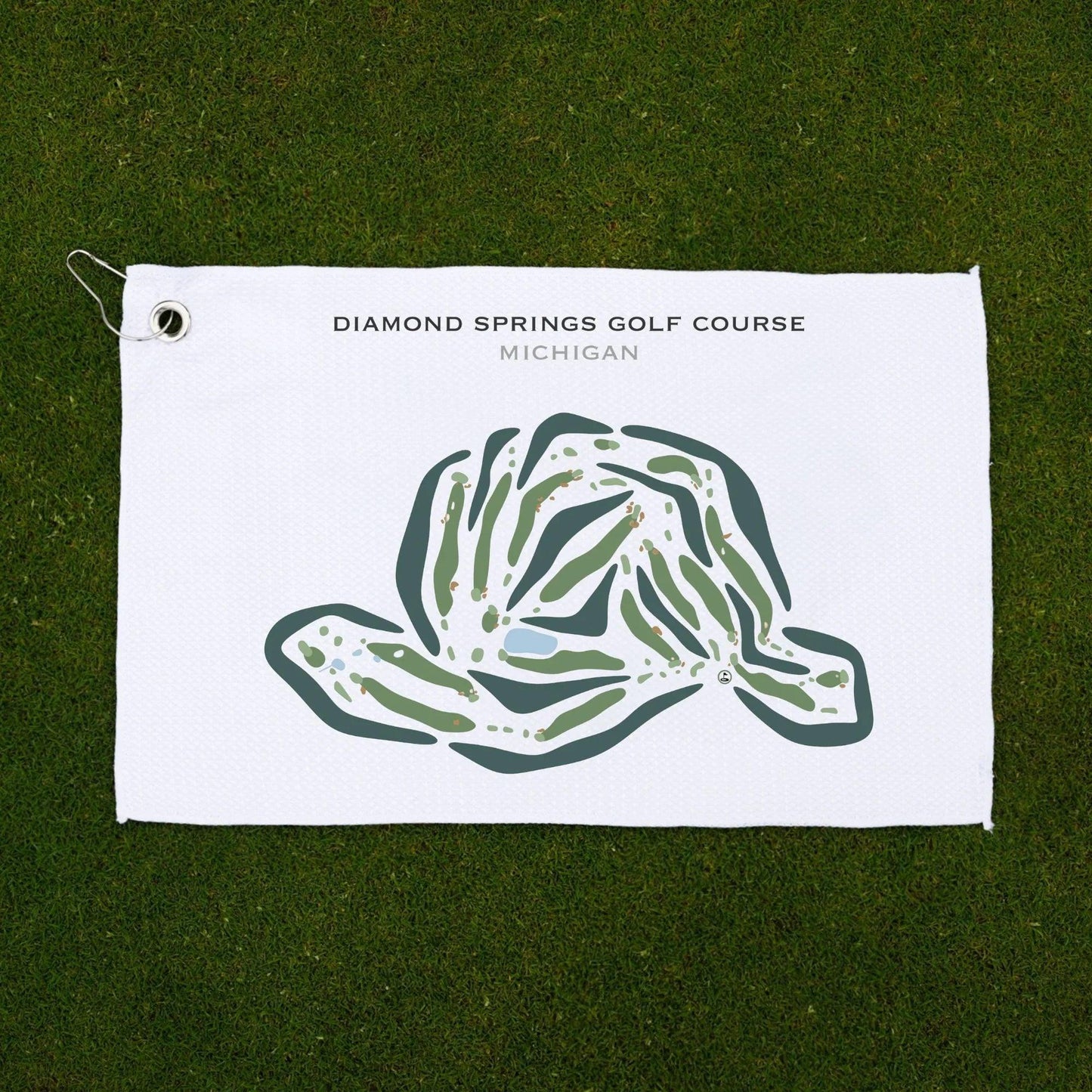 Diamond Springs Golf Course, Michigan - Printed Golf Courses