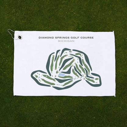 Diamond Springs Golf Course, Michigan - Printed Golf Courses
