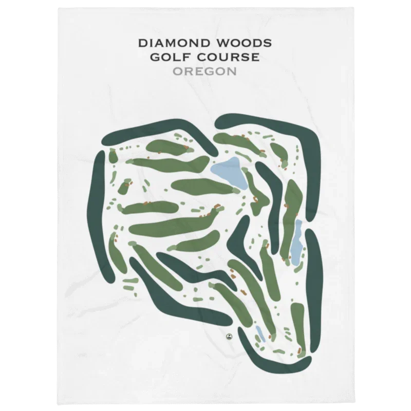 Diamond Woods Golf Course, Oregon - Printed Golf Courses