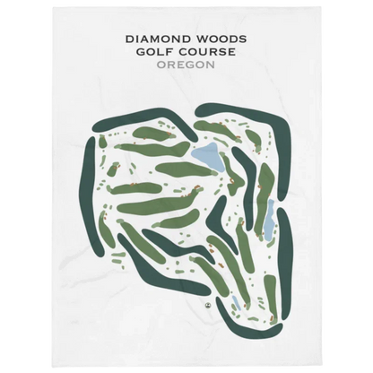Diamond Woods Golf Course, Oregon - Printed Golf Courses