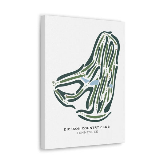 Dickson Country Club, Tennessee - Printed Golf Courses