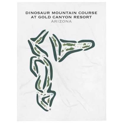 Dinosaur Mountain Golf Course at Gold Canyon Golf Resort, Arizona - Printed Golf Courses