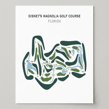 Disney's Magnolia Golf Course, Florida - Printed Golf Courses