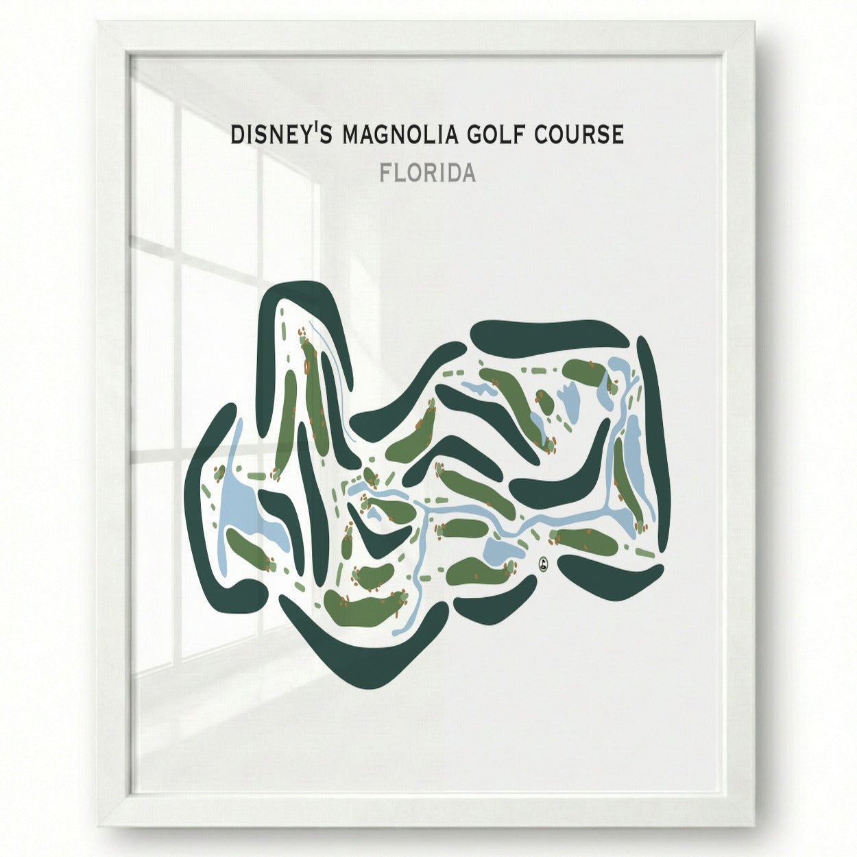 Disney's Magnolia Golf Course, Florida - Printed Golf Courses