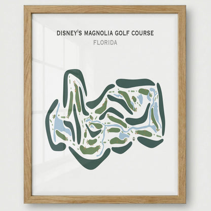 Disney's Magnolia Golf Course, Florida - Printed Golf Courses