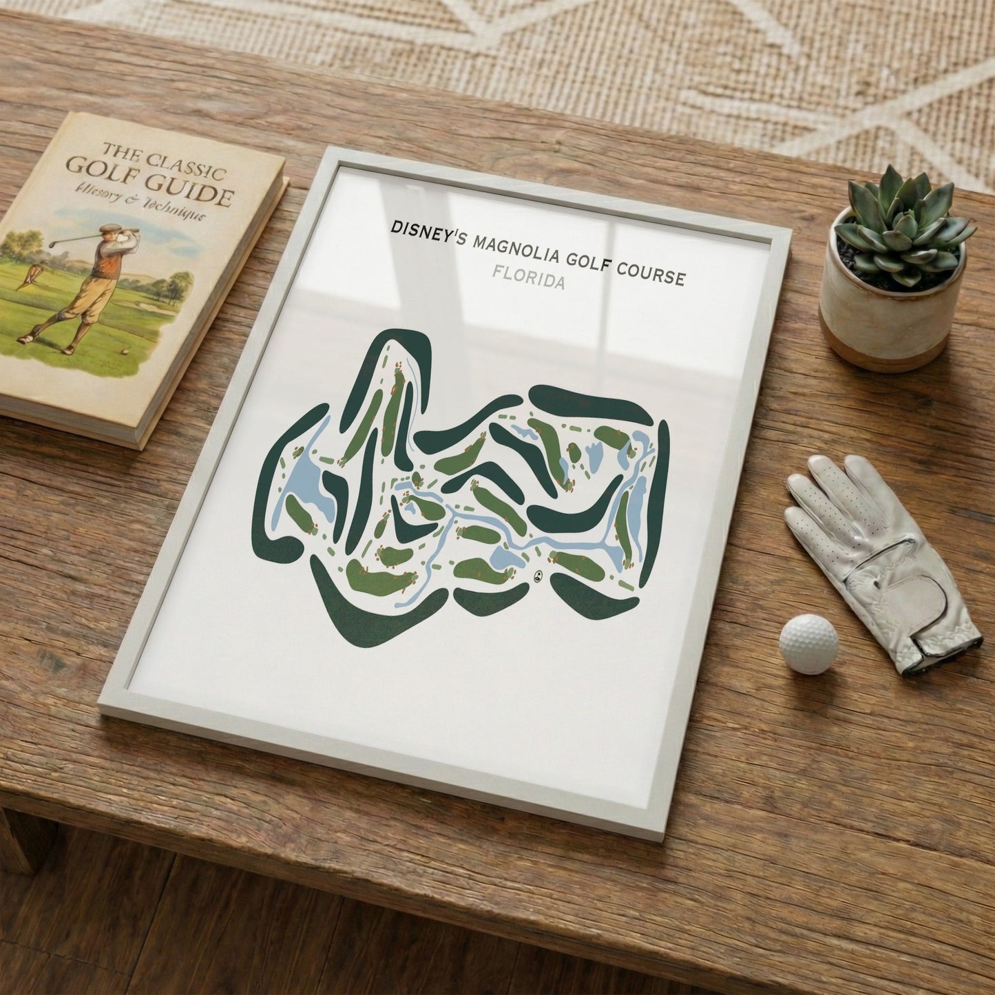 Disney's Magnolia Golf Course, Florida - Printed Golf Courses
