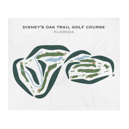 Disney's Oak Trail Golf Course, Florida - Printed Golf Courses