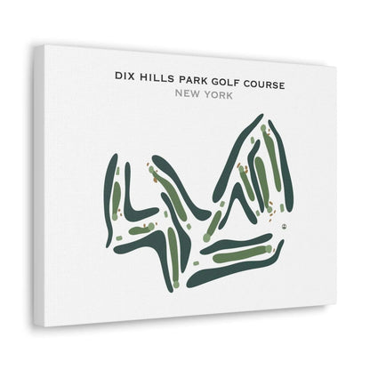 Dix Hills Park Golf Course, New York - Printed Golf Course
