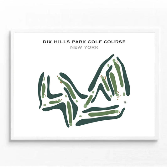 Dix Hills Park Golf Course, New York - Printed Golf Course