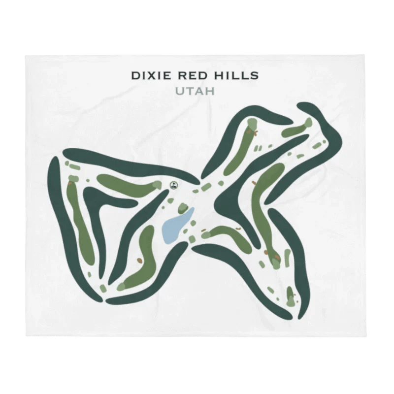 Dixie Red Hills, Saint George Utah - Printed Golf Courses