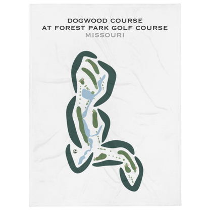 Dogwood Course at Forest Park Golf Course, Missouri - Printed Golf Courses