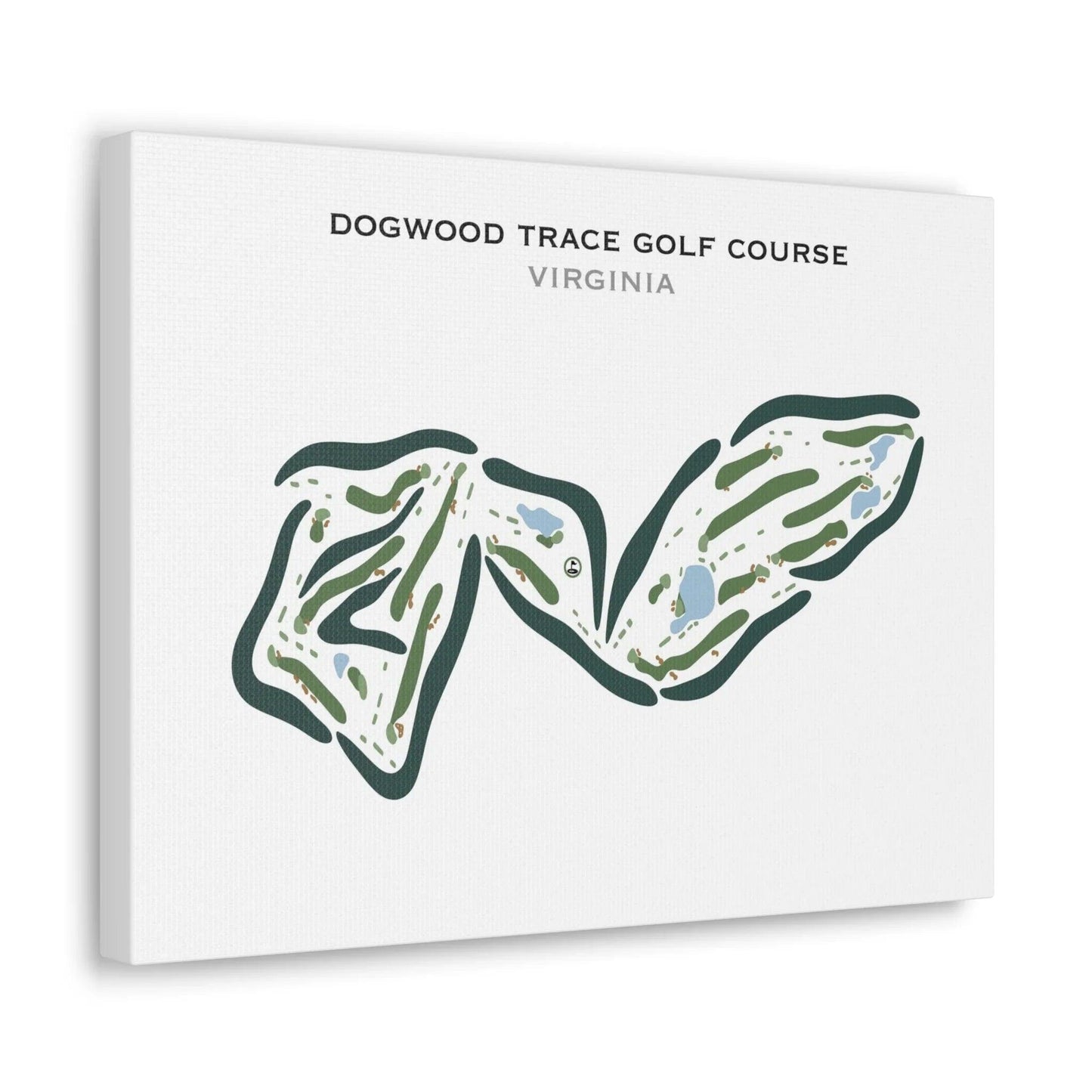Dogwood Trace Golf Course, Virginia - Printed Golf Courses