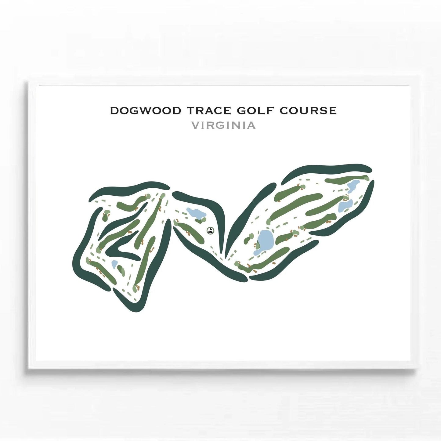Dogwood Trace Golf Course, Virginia - Printed Golf Courses