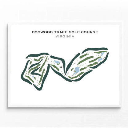 Dogwood Trace Golf Course, Virginia - Printed Golf Courses
