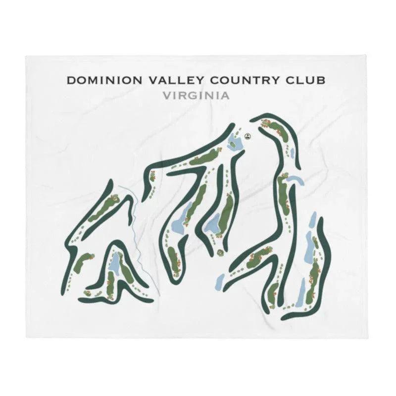 Dominion Valley Country Club, Virginia - Printed Golf Courses