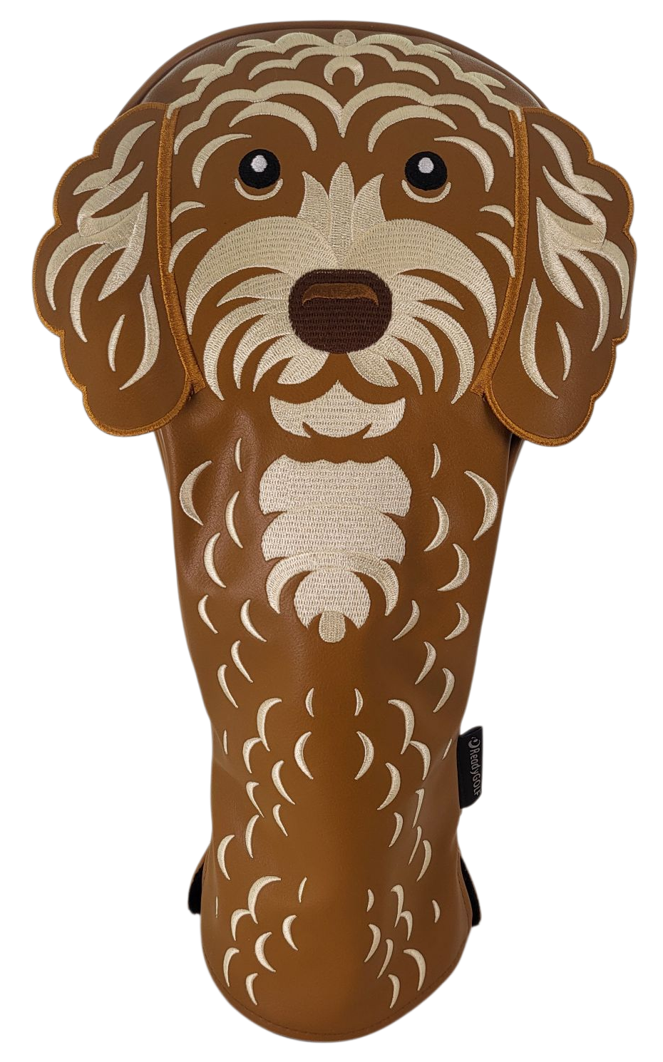 Doodle Embroidered Classic Driver Headcover by ReadyGOLF - Golden