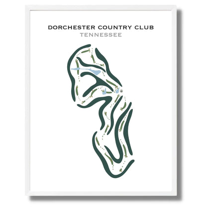 Dorchester Country Club, Tennessee - Printed Golf Courses