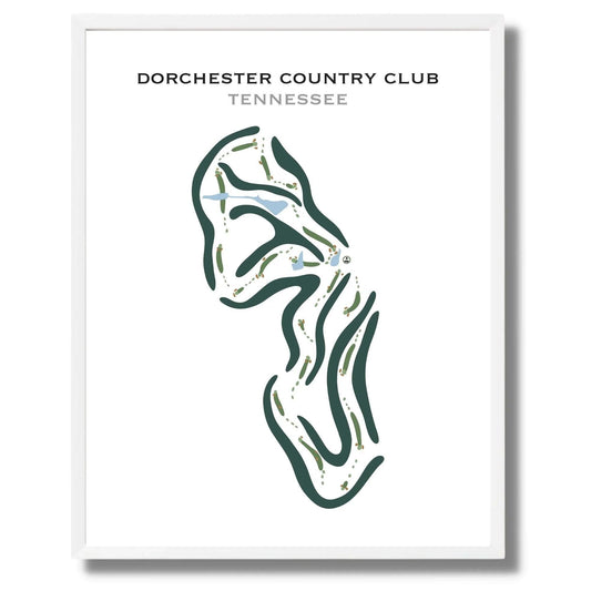 Dorchester Country Club, Tennessee - Printed Golf Courses
