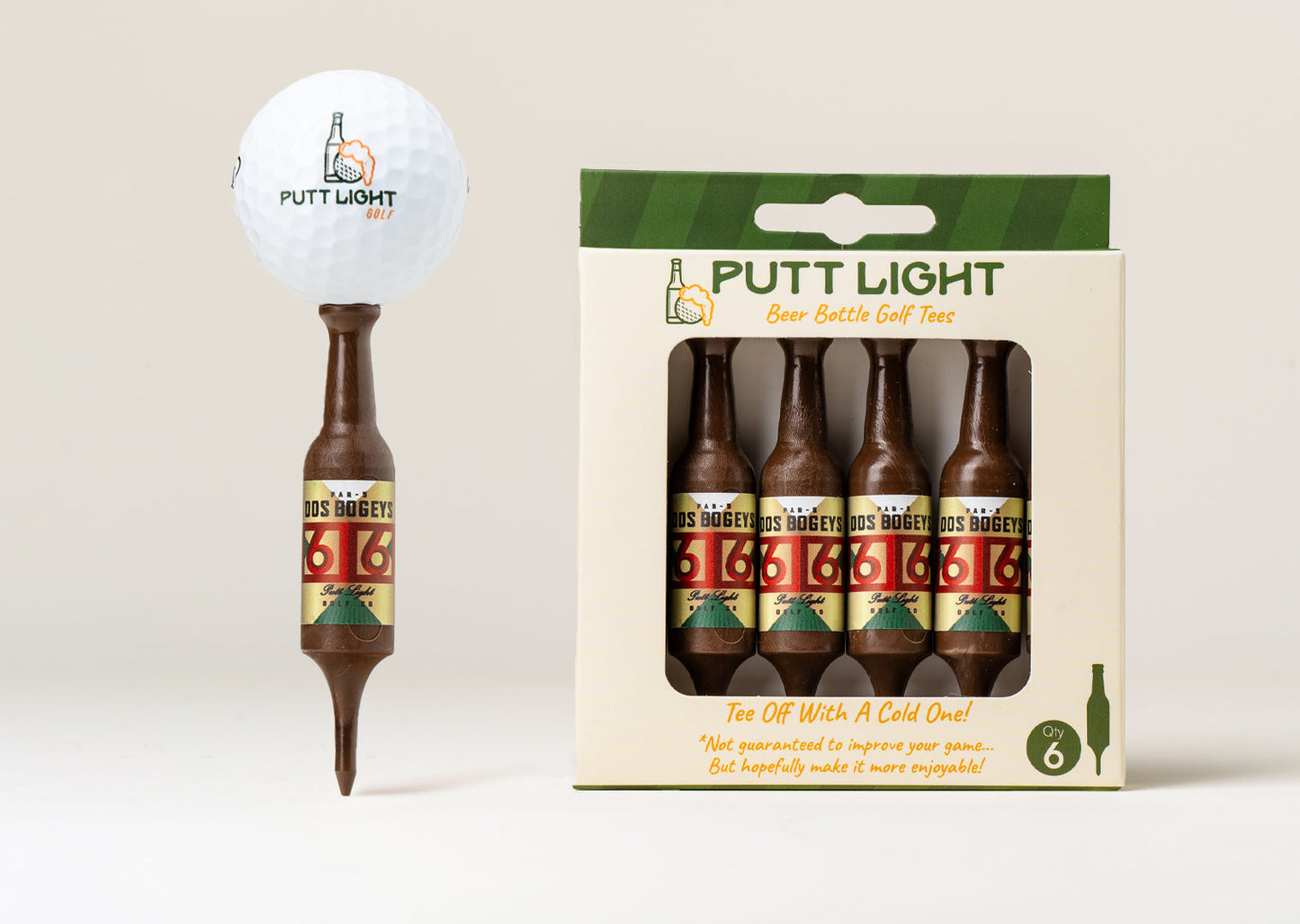 Beer Bottle Golf Tee