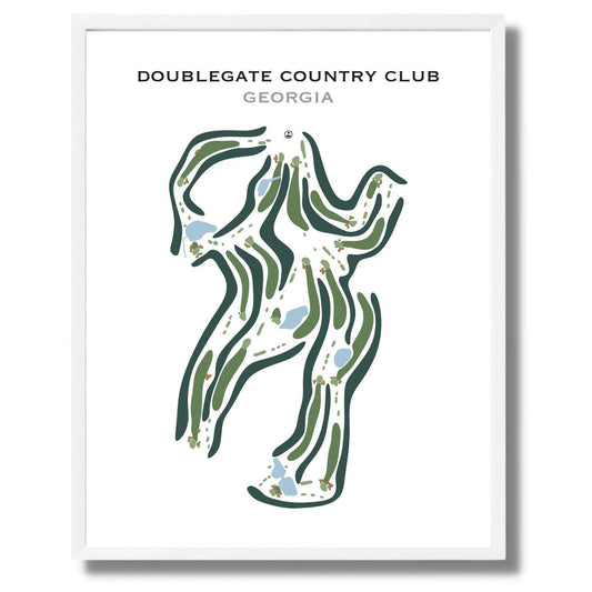 Doublegate Country Club, Georgia - Printed Golf Courses