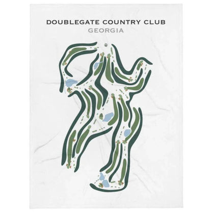 Doublegate Country Club, Georgia - Printed Golf Courses