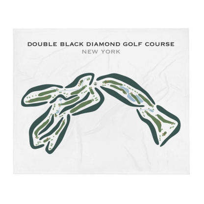 Double Black Diamond Golf Course, New York - Printed Golf Courses