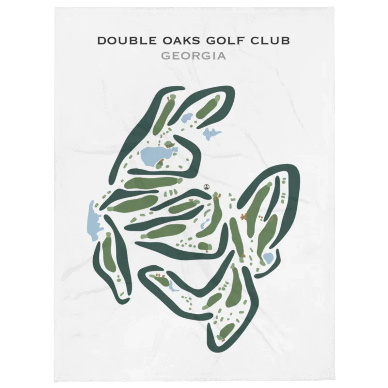 Double Oaks Golf Club, Georgia - Printed Golf Courses